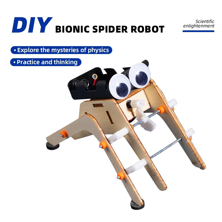 Biomimetic spider robot kit