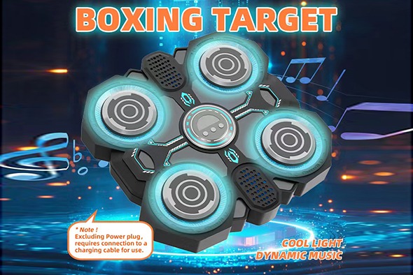Electronic punching boxing target toy