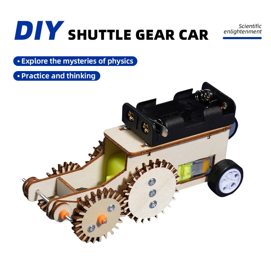 Gear shuttle car STEM kit