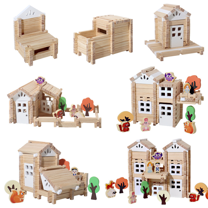 Luban Mortise Tenon Structure Building Blocks