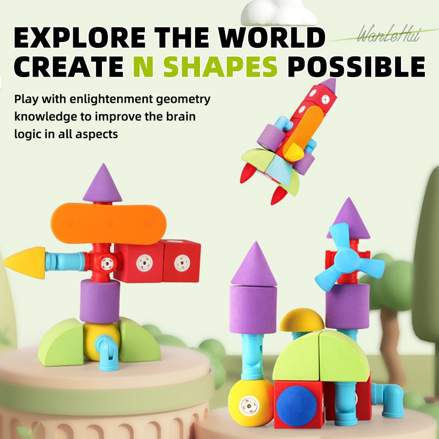 EVA magnetic building blocks