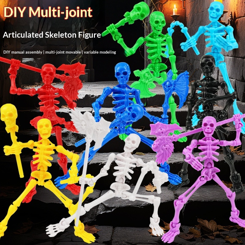 Plastic Multi-joint Movable Lucky Model Toy