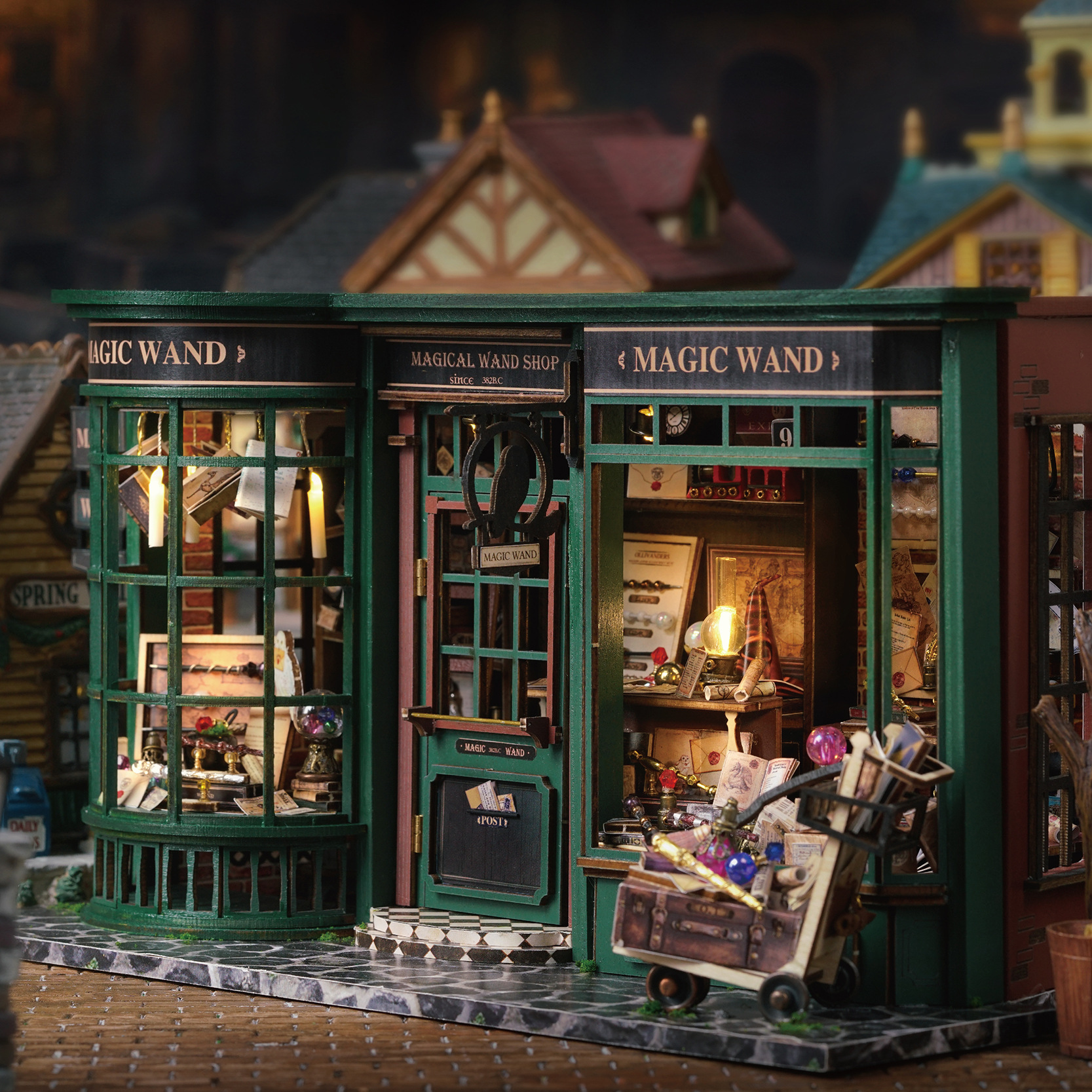Wooden Miniature House DIY Magic Full House